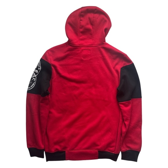 Ecko Unltd CutNSew Rhino Embroidered Hooded Pullover Red/Black Men’s Medium - Picture 3 of 8